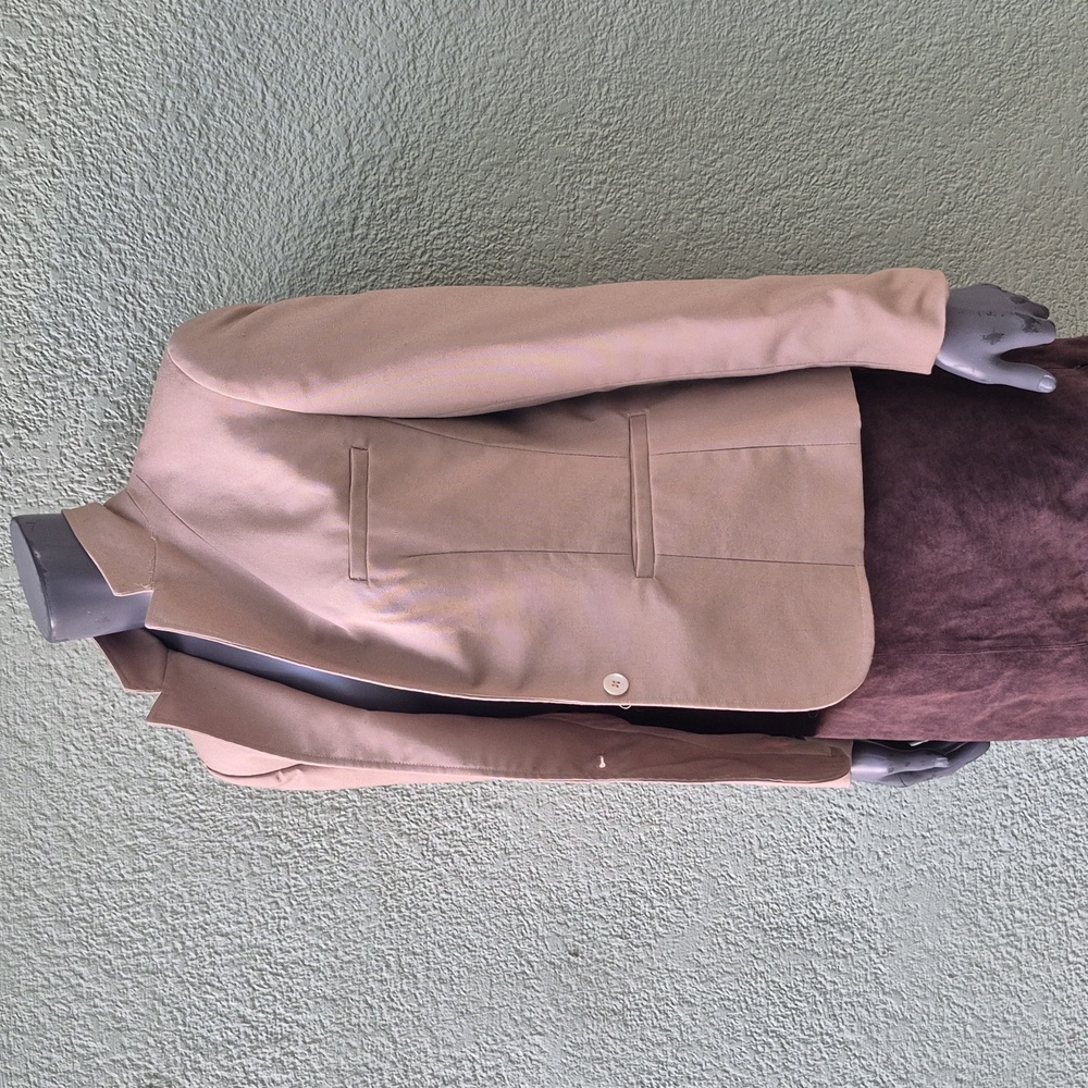 Evan Picone (USA) Ladies Pure Cotton Textured Fabric (1) Button Luxe Blazer